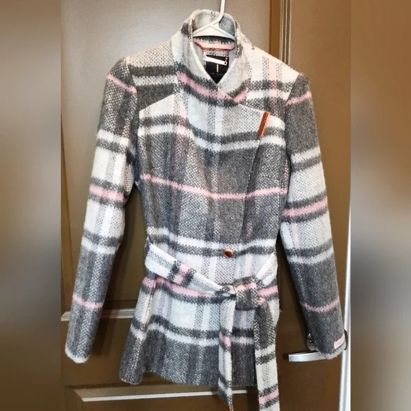 Ted Baker Check Coat - Picture 4 of 16